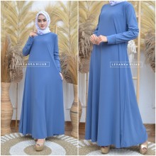 GPa-108 Gamis Polos Semi Klok